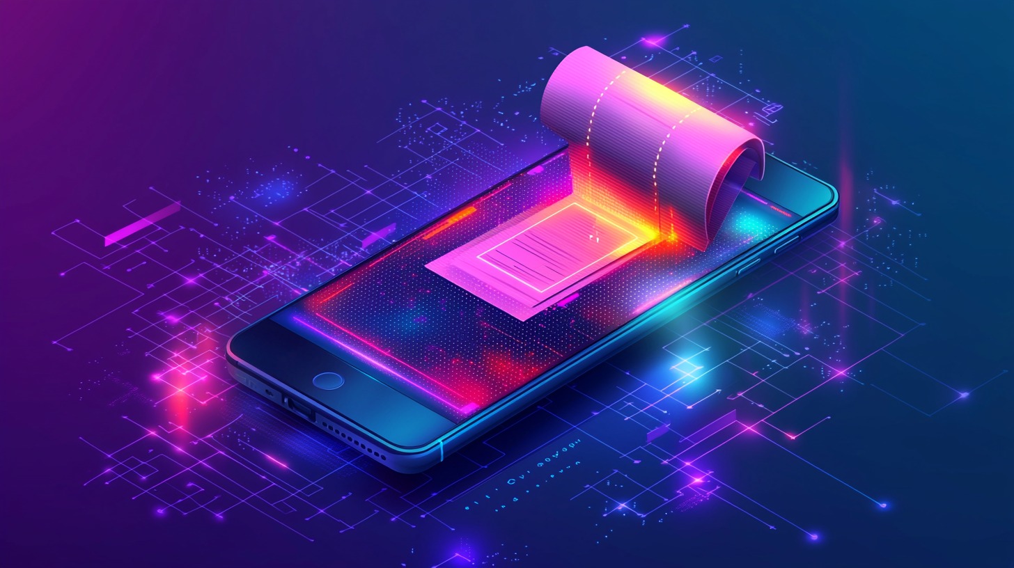 Smartphone with a scanner app